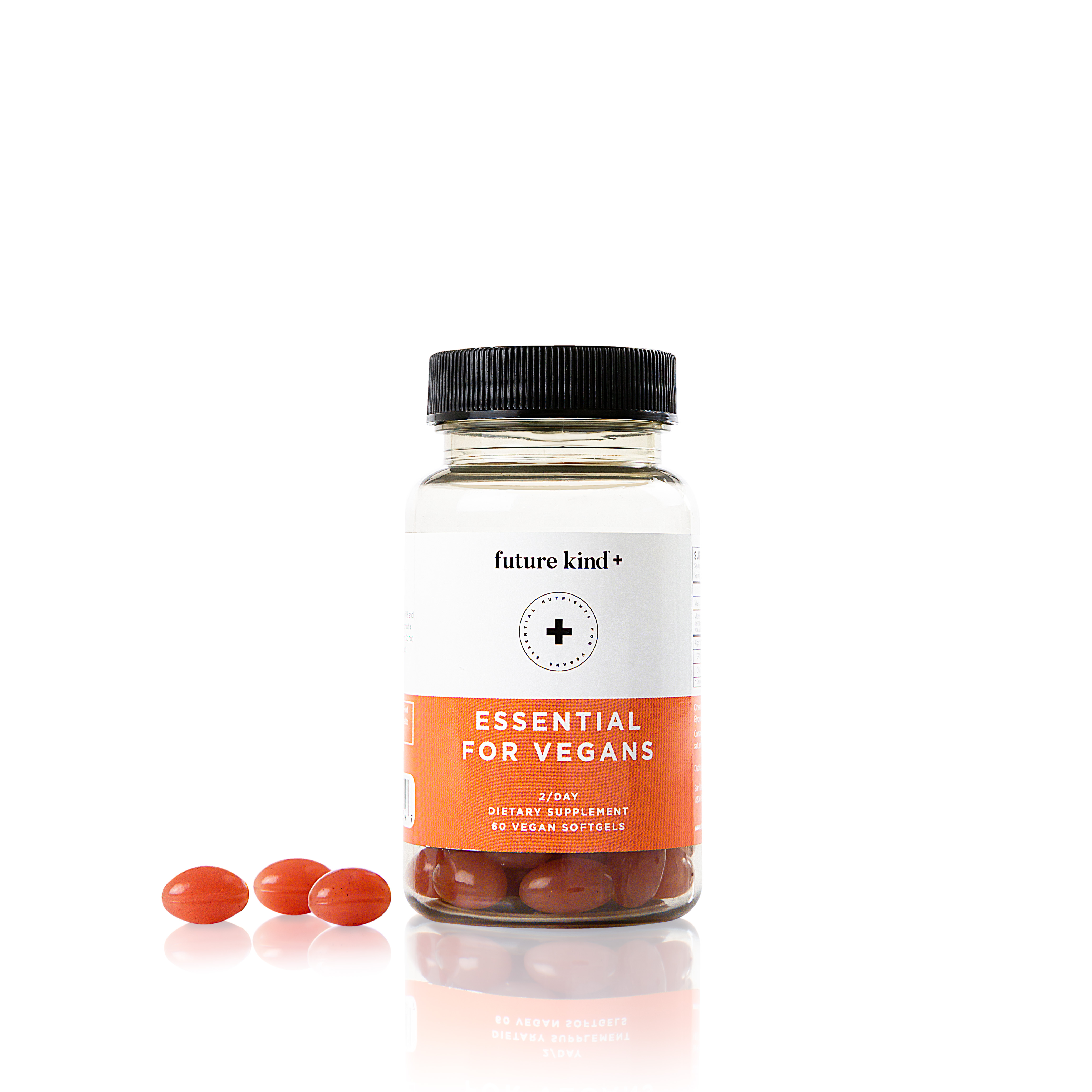 Future Kind's essential for Vegans all-in-one vegan supplement on a white background