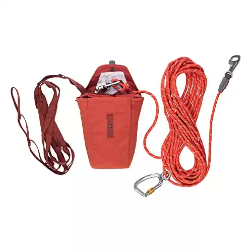 Ruffwear, Knot-a-Hitch Dog Hitching System, Portable Hitch for Campsites, Parks, and Yards, Red Clay