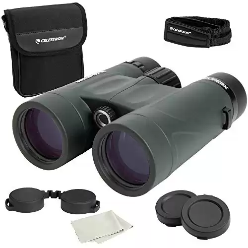 Celestron Nature DX 8x42 Binoculars Outdoor and Birding Binocular Fully Multi-coated with BaK-4 Prisms Rubber Armored Fog & Waterproof Binoculars Top Pick Optics