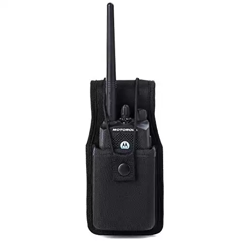 LUITON Universal Radio Case Two Way Radio Holder Universal Pouch for Walkie Talkies Nylon Holster Accessories for MOTOROLA MT500, MT1000, MTS2000 and Similar Models (1 PACK)