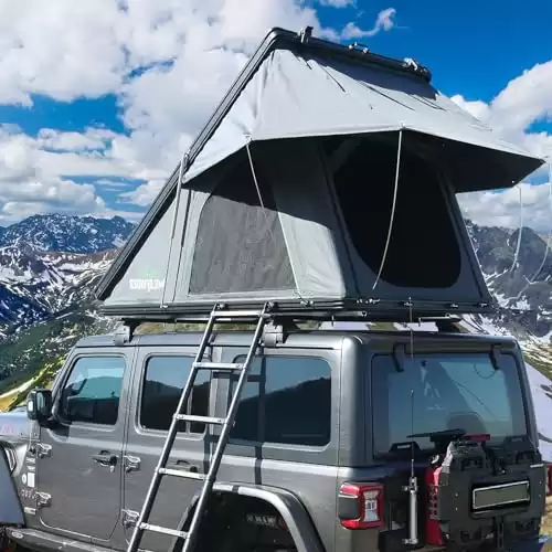 WildFinder Rooftop Tent Hard Shell Roof Top Tent Hardshell Suitable for Jeep SUV Truck Van Camping Car Roof Tent for 2-3 Person