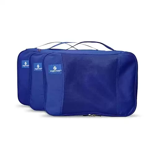 Eagle Creek Pack-It Original Packing Cubes for Travel Set - Durable, Ultra-Lightweight Suitcase Organizer Bags with 2-Way Zippers & Grab Handles