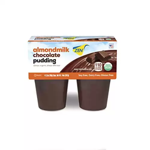 Zen, Pudding Almond Chocolate 4Pk Organic, 3.5 Ounce, 4 Pack