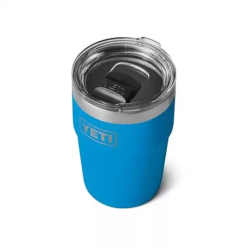 YETI Rambler 16 oz Stackable Tumbler, Vacuum Insulated, Stainless Steel with MagSlider Lid